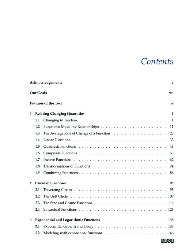 Active Preparation for Calculus - Page xi